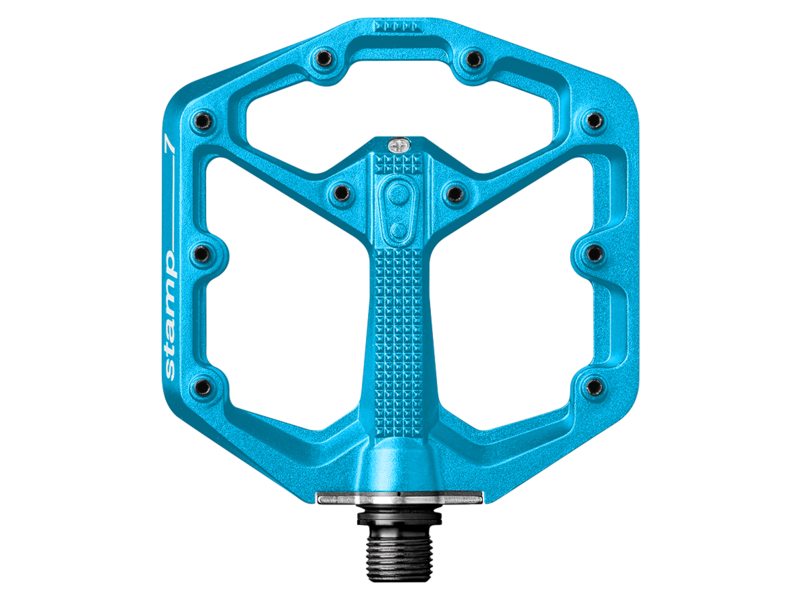 Crankbrothers pedaal stamp 7 small blue electric
